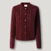 Cardigan in maglia con paillettes Cardigan in maglia con paillettes