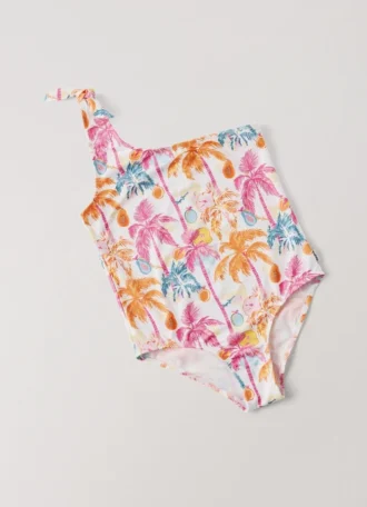 Costume da bagno asimmetrico tropicale