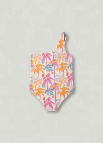 Costume da bagno asimmetrico tropicale