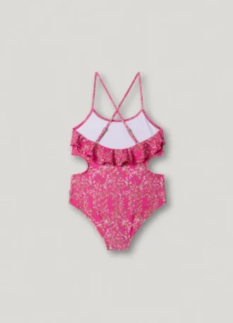 Costume da bagno con cut-out floreali