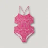 Costume da bagno con cut-out floreali Costume da bagno con cut-out floreali