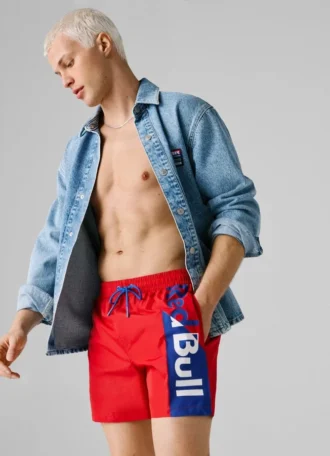 Costume da bagno con logo maxi