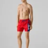 Costume da bagno con logo maxi