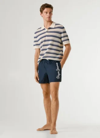 Costume da bagno con logo stampato