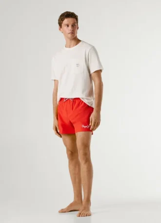 Costume da bagno con logo stampato