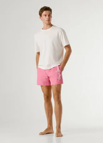 Costume da bagno con logo stampato