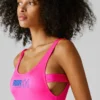 Costume da bagno con logo stampato Costume da bagno con logo stampato
