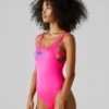 Costume da bagno con logo stampato Costume da bagno con logo stampato