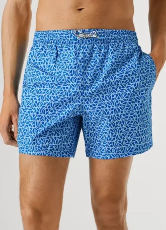 Costume da bagno con monogramma su tutta la superficie