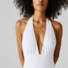 Costume da bagno con scollo all’americana