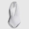 Costume da bagno con scollo all’americana