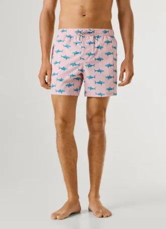 Costume da bagno con stampa squalo
