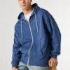 Felpa con cappuccio e zip integrale