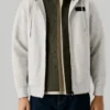 Felpa con cappuccio e zip integrale