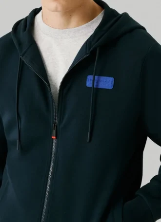 Felpa con cappuccio e zip integrale