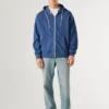 Felpa con cappuccio e zip integrale
