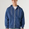 Felpa con cappuccio e zip integrale
