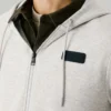 Felpa con cappuccio e zip integrale