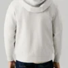 Felpa con cappuccio e zip integrale