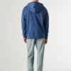 Felpa con cappuccio e zip integrale
