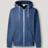Felpa con cappuccio e zip integrale