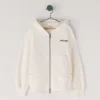 Felpa con cappuccio e zip integrale dal taglio comodo Felpa con cappuccio e zip integrale dal taglio comodo