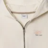 Felpa con cappuccio e zip integrale dal taglio comodo Felpa con cappuccio e zip integrale dal taglio comodo