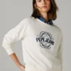 Felpa con logo e girocollo Felpa con logo e girocollo