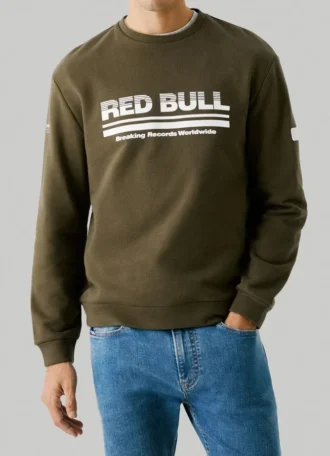 Felpa con logo e girocollo