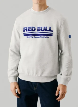 Felpa con logo e girocollo