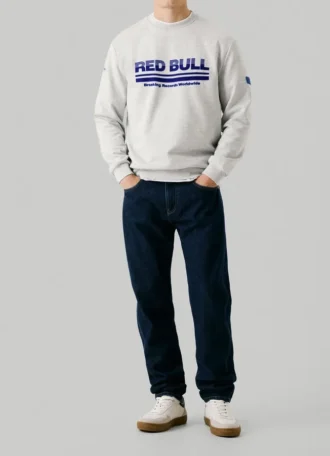 Felpa con logo e girocollo