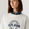Felpa con logo e girocollo Felpa con logo e girocollo