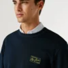 Felpa con logo e girocollo