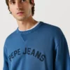 Felpa con logo e girocollo