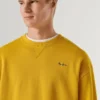 Felpa con logo e girocollo