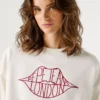 Felpa con logo e girocollo Felpa con logo e girocollo