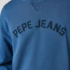Felpa con logo e girocollo