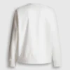 Felpa con logo e girocollo