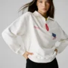 Felpa con mezza zip dalla vestibilità comoda