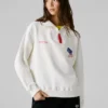 Felpa con mezza zip dalla vestibilità comoda