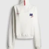 Felpa con mezza zip dalla vestibilità comoda