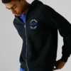 Felpa con zip dalla vestibilità comoda
