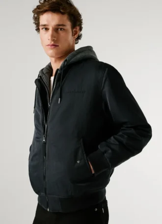 Giacca bomber con cappuccio
