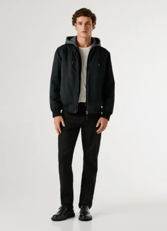 Giacca bomber con cappuccio