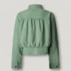 Giacca bomber con colletto a camicia Giacca bomber con colletto a camicia