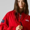 Giacca bomber con stampa sul retro Giacca bomber con stampa sul retro