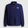 Giacca bomber con stampa sul retro