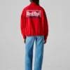 Giacca bomber con stampa sul retro Giacca bomber con stampa sul retro