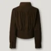 Giacca bomber in pelle scamosciata Giacca bomber in pelle scamosciata