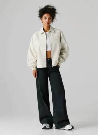 Giacca bomber in tela